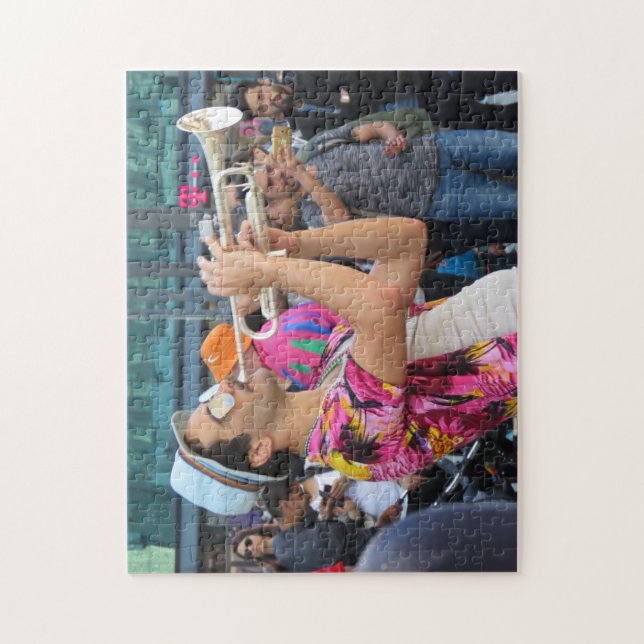 Gatatrumpetare i Berlin, Tyskland Pussel (Vertikal)