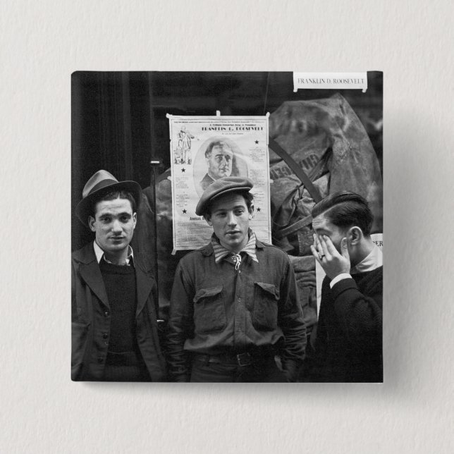 Gatatuffar för FDR: 1936 Knapp (Framsida)