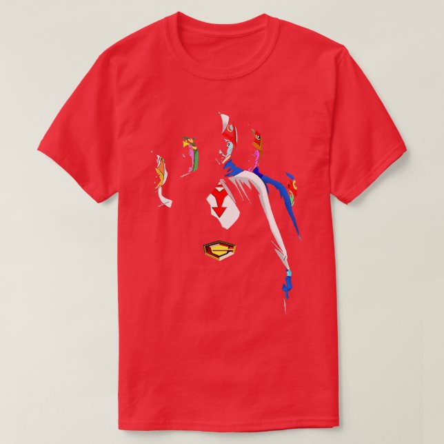 Gatchaman Team Battle of the Planets G T Shirt (Design framsida)