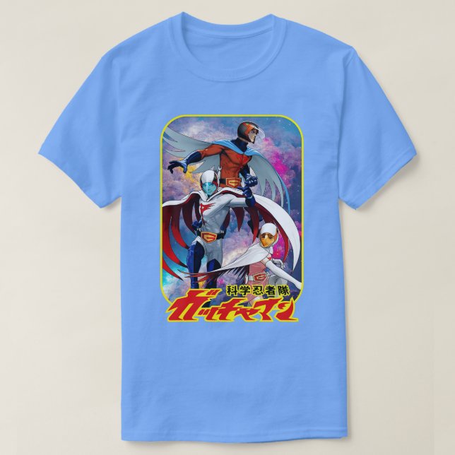 Gatchaman vintage trio t shirt (Design framsida)