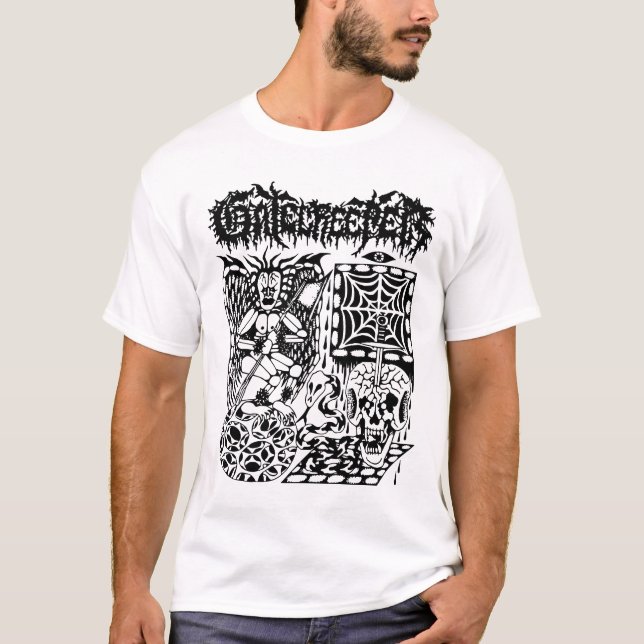 gatecreeper - Death Maze (svart) T Shirt (Framsida)