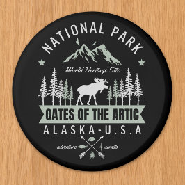 Gates of the Arctic – Moose and Forest Alask Magnet
