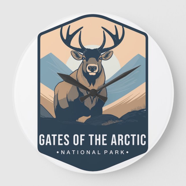 GATES OF THE ARCTIC NATIONAL PARK CLOCK 2025 STOR KLOCKA (Framsida)