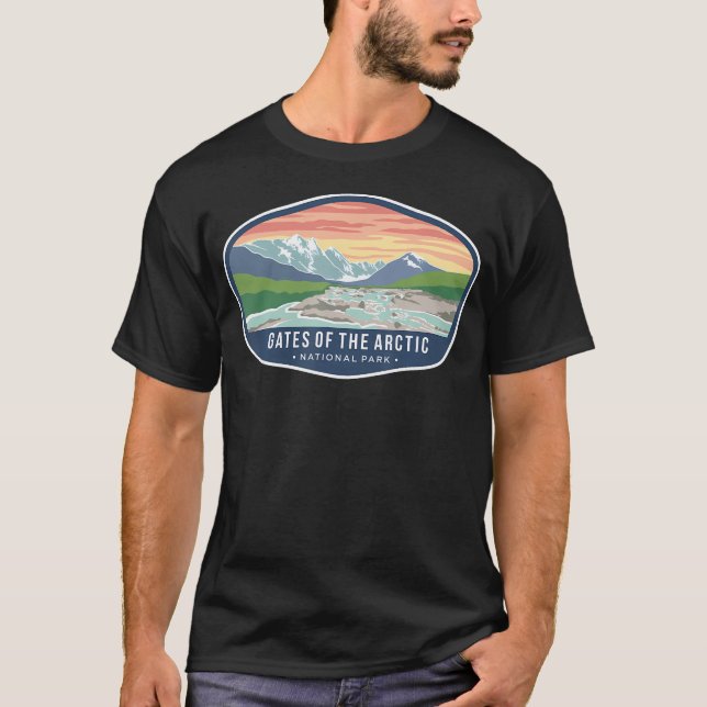 Gates Of The Arctic National T Shirt (Framsida)