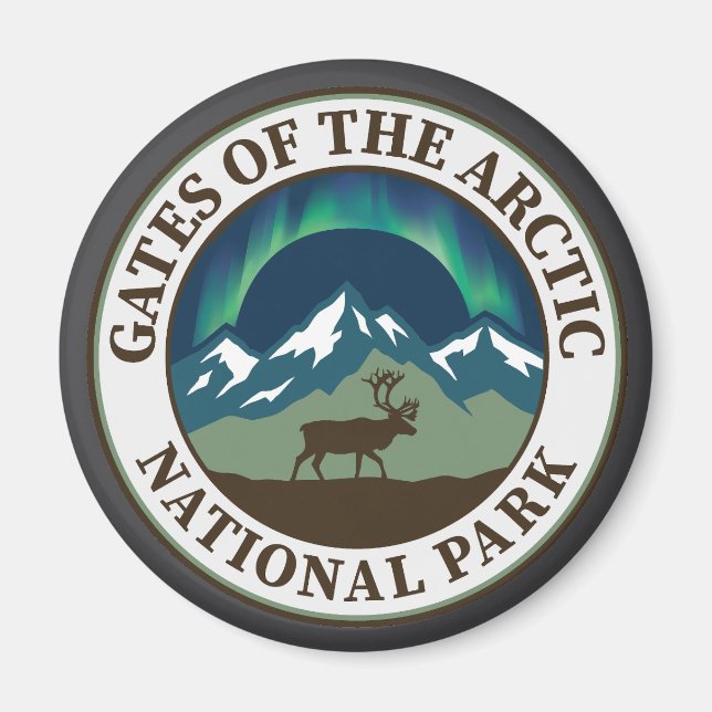 Gates of the Arctic nationalpark Magnet (Framsidan)