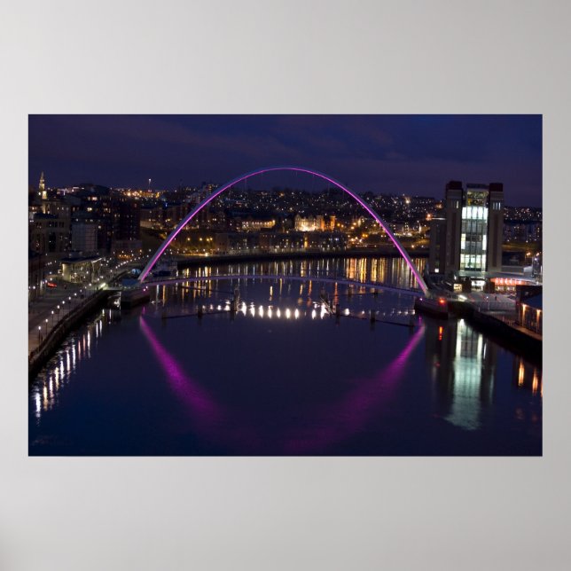 Gateshead Millennium Bridge Poster (Framsidan)