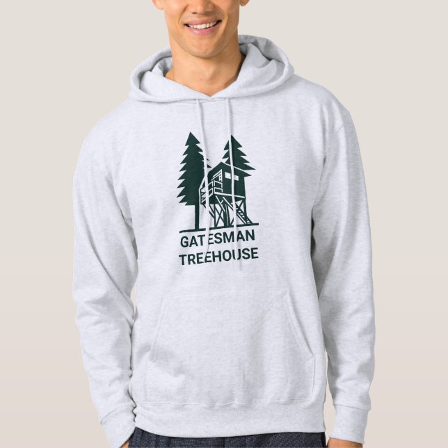 Gatesman Trädstuga  Hoodie (Framsida)