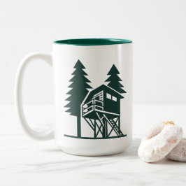 Gatesman Treehouse Kaffemugge Två-Tonad Mugg