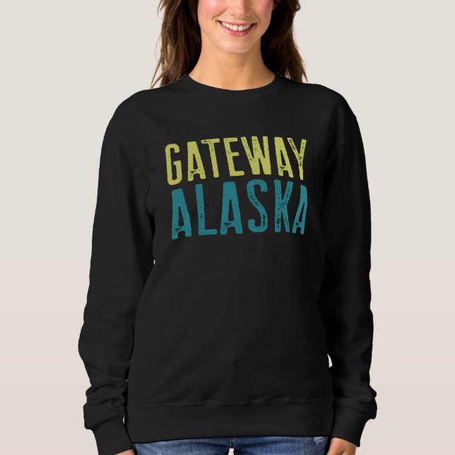 Gateway Alaska  Pacific Coast Stacked T Shirt (Framsida)