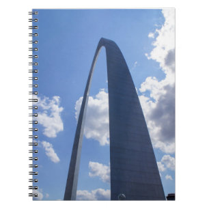 Gateway Arch Anteckningsbok Med Spiral