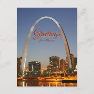 Gateway Arch Hälsning från Missouri Vykort