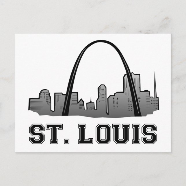 Gateway Arch i St. Louis Vykort (Framsida)