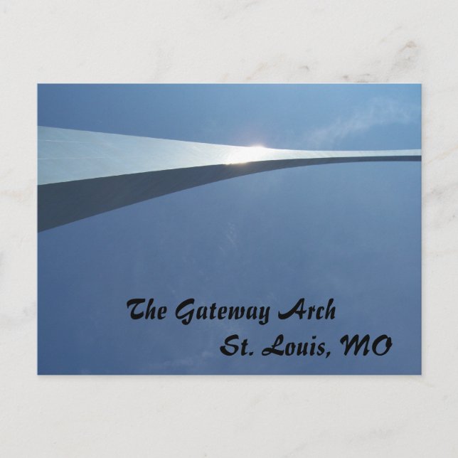 Gateway Arch in St. Louis, MO Vykort (Framsida)