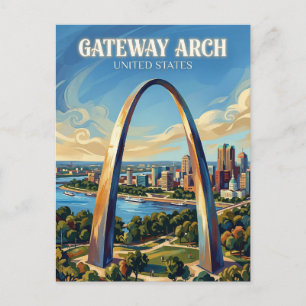 Gateway Arch Missouri Vykort