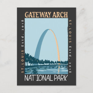 Gateway Arch National Park Förfallen Vykort