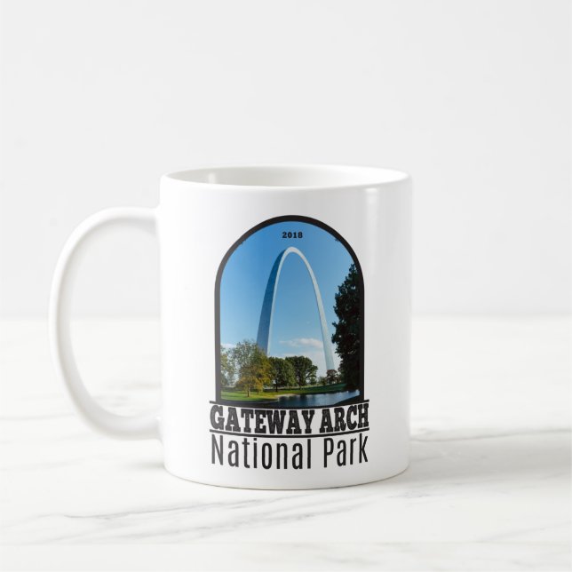 Gateway Arch National Park Missouri Kaffemugg (Vänster)
