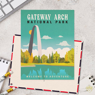 Gateway Arch National Park - Missouri Saint Louis Vykort