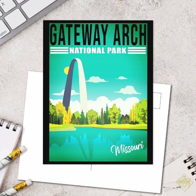 Gateway Arch National Park - Missouri Saint Louis Vykort (Skapare uppladdad)