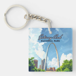 Gateway Arch National Park Missouri St Louis Retro
