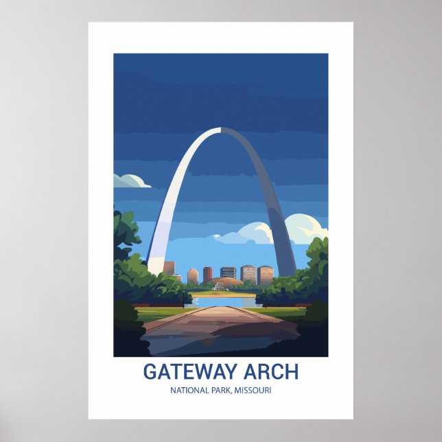 Gateway Arch National Park Missouri USA Poster (Framsidan)