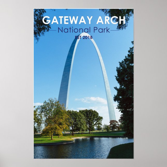 Gateway Arch nationalpark Missouri Poster (Framsidan)