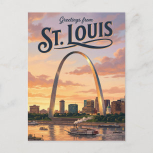 Gateway Arch nationalpark Missouri Vykort