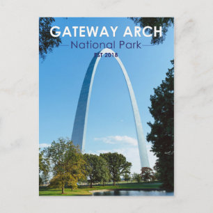 Gateway Arch nationalpark Missouri Vykort