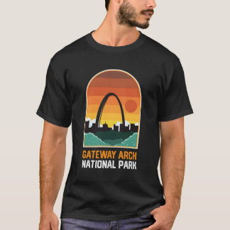 Gateway Arch nationalpark Stil T Shirt