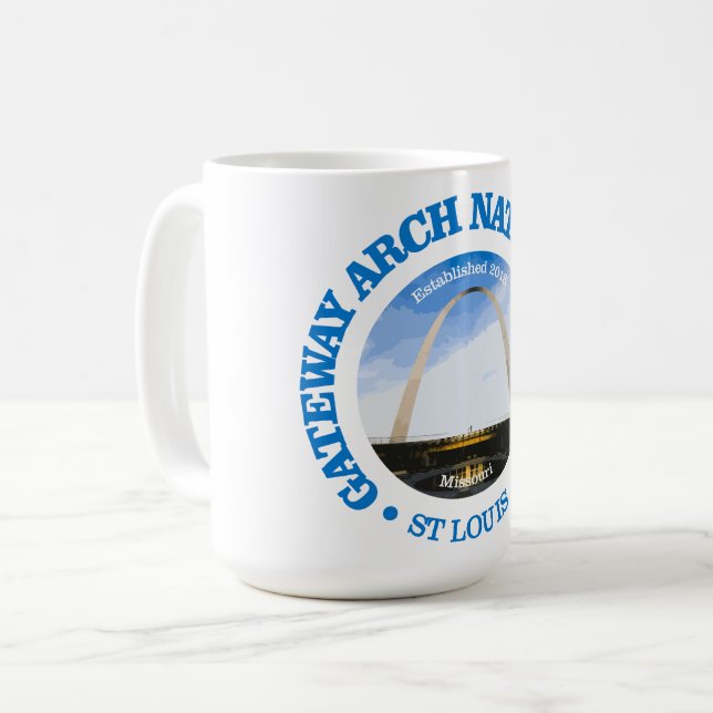 Gateway Arch NP2 Kaffemugg (Framsida vänster)
