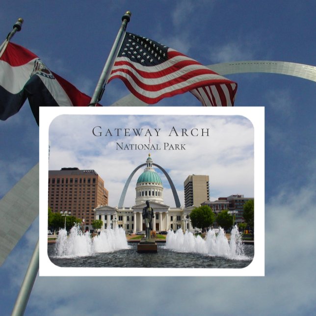Gateway Arch, Old Domstol, Springer, St Louis Magnet (Skapare uppladdad)