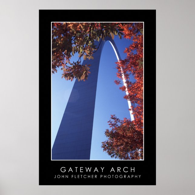 Gateway Arch Poster w/Gräns (Framsidan)