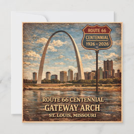 Gateway Arch Route 66 St Louis Resegruß