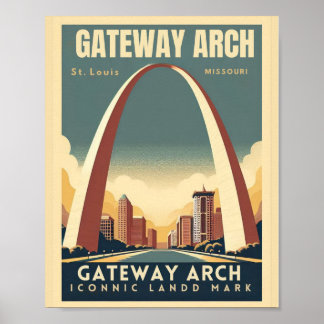 Gateway Arch - St. Louis, Missouri Poster
