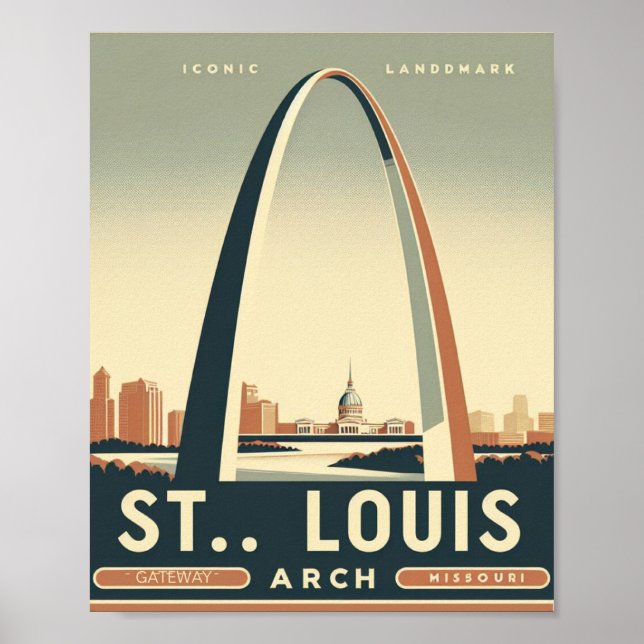 Gateway Arch - St. Louis, Missouri Poster (Framsidan)