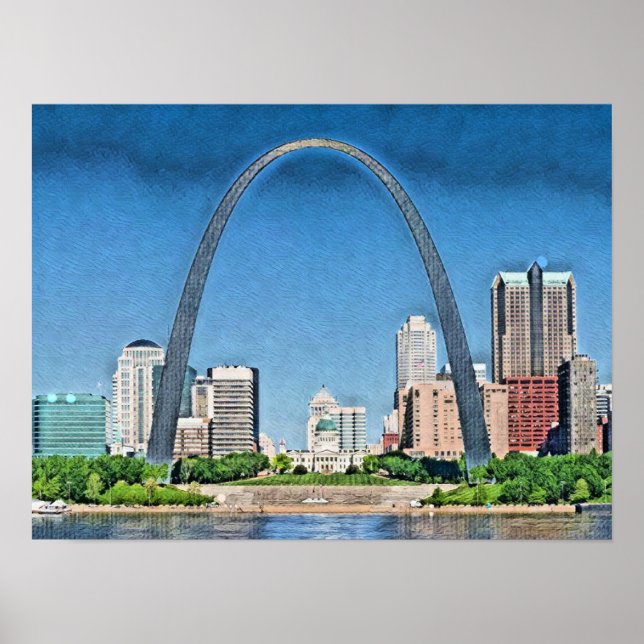Gateway Arch, St Louis, Missouri Poster (Framsidan)