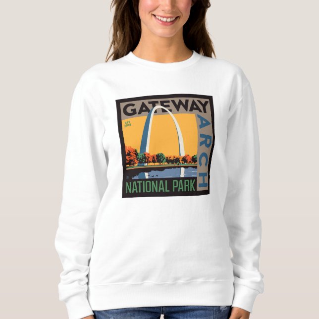 Gateway Arch | St. Louis, Missouri T Shirt (Framsida)