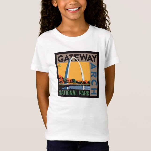 Gateway Arch | St. Louis, Missouri T Shirt (Framsida)