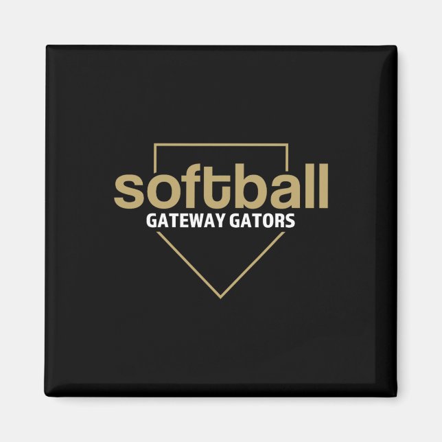 Gateway Gators Softll Hemmaplatt  Magnet (Framsidan)