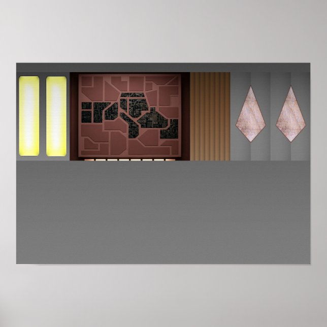 Gateway-rum diorama poster (Framsidan)