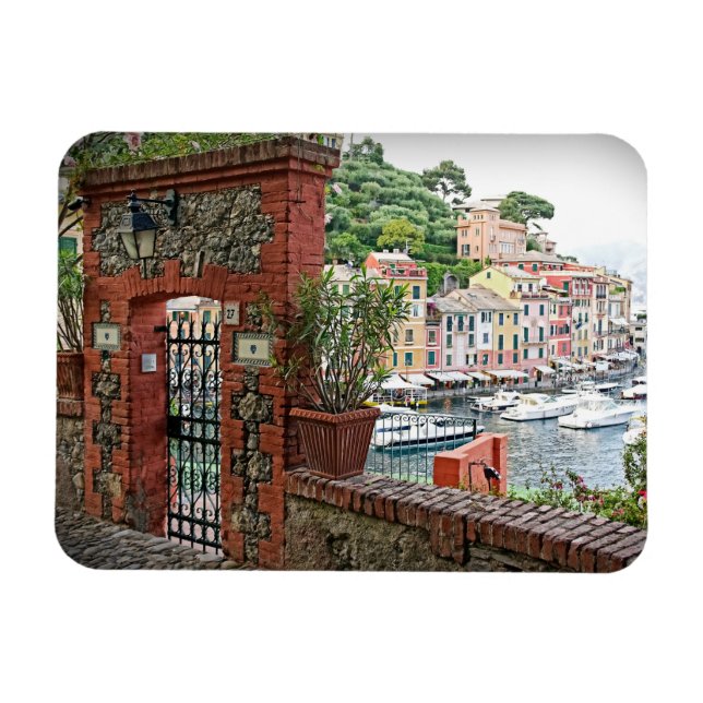 Gateway to Paradise in Portofino, Italia - Magnet (Horisontell)