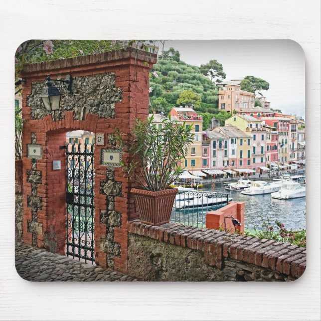 Gateway to Paradise - Portofino, Italien Mousepad Musmatta (Framsidan)