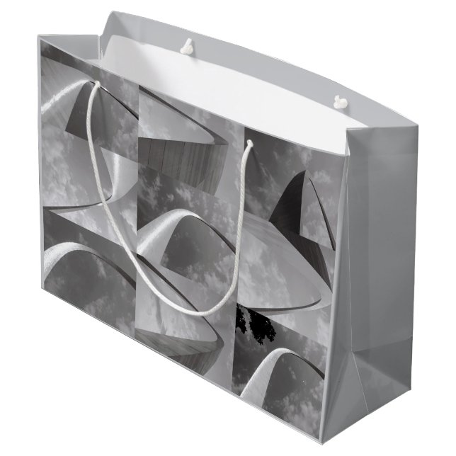 Gateway to Väster St Louis Arch Gift Bag (Baksidan Vinklad)