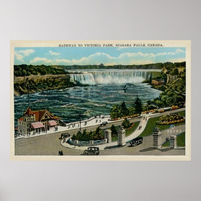 Gateway to Victoria Park, Niagara Falls, Kanada Poster (Framsidan)