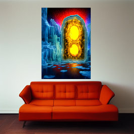 Gatewayen till andra sidan | AI Art Poster