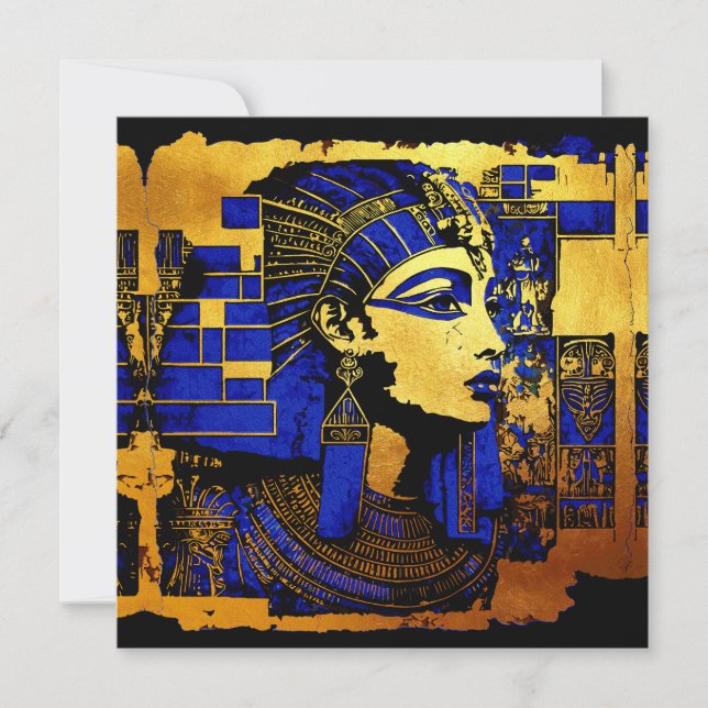 Gatfulla egyptiska faraoniska manuskript (Framsida)