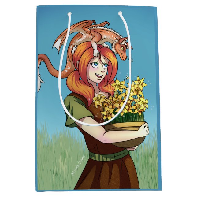 Gathering Flowers with a Dragon (Framsidan)