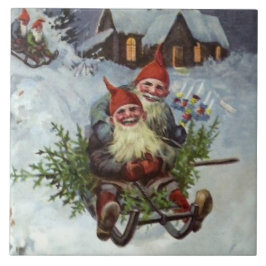 "Gathering Gräs Boughs" av Jenny Nystrom Kakelplatta