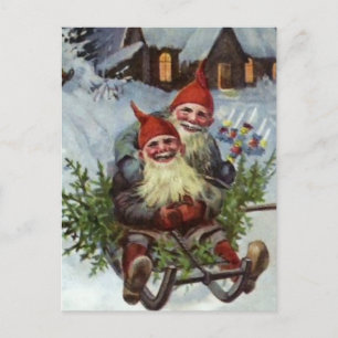 "Gathering Gräs Boughs" av Jenny Nystrom Vykort