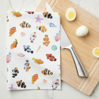 Gathering of Clownfish | Ocean Art Design Kökshandduk
