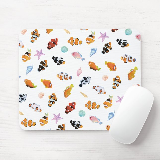 Gathering of Clownfish | Ocean Art Design Musmatta (Med mus)